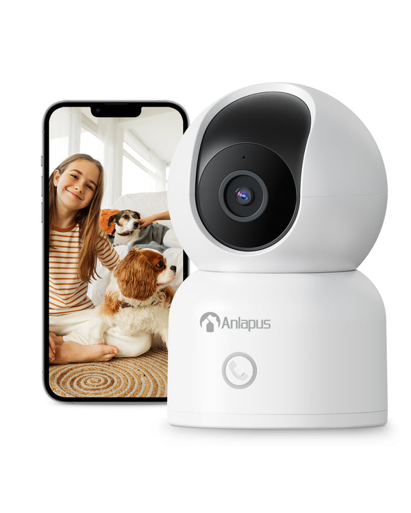 Anlapus C518 2MP Home Security Indoor Camera + 2.4/5 GHz 360° Auto Tracking
