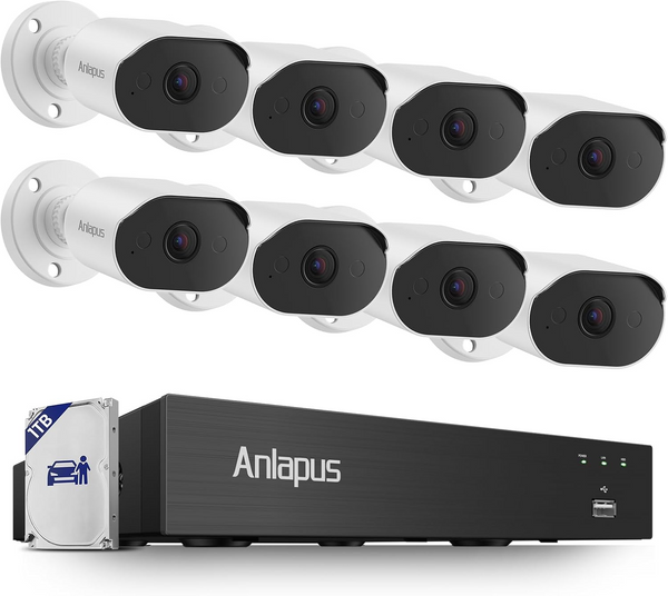 Anlapus C303 4K 8 Channel Security Camera System