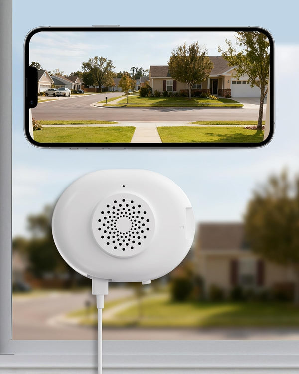 3MP 2K Window Security Camera, 5G/2.4G WiFi, Color Night Vision, Motion Detection