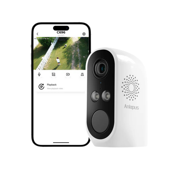 Anlapus A61 3MP 2.4GHz WiFi Camera, Up to 256GB Local Storage & Cloud Storage